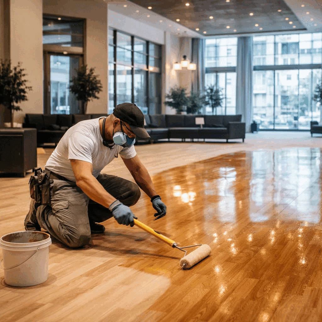 Commercial Hardwood Floor Refinishing